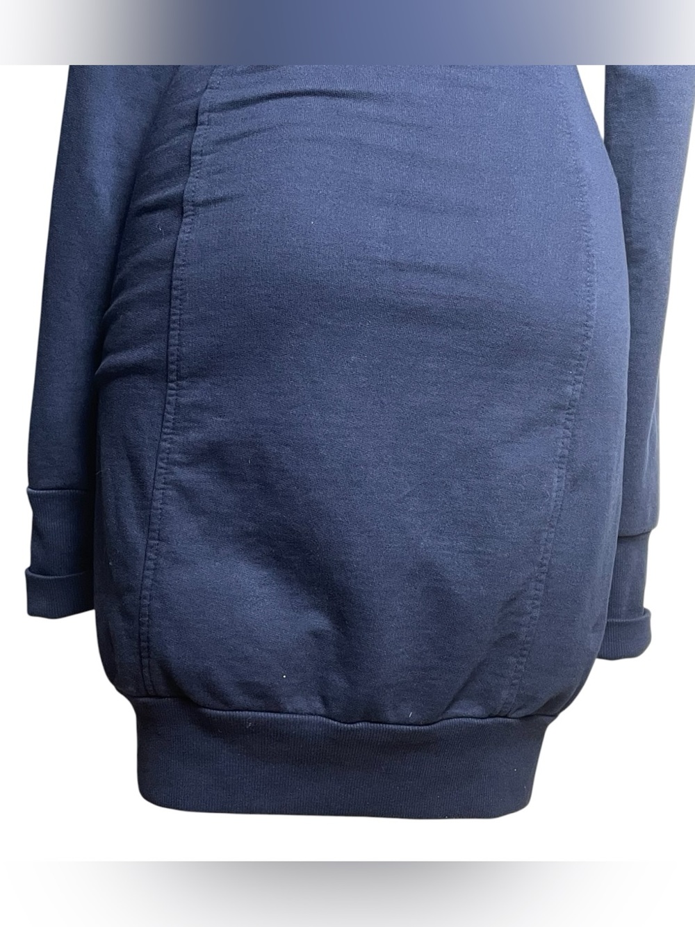 Prairie Underground Long Cloak Blue 100% Organic Cotton Hourglass Pockets USA Sm - Picture 10 of 12
